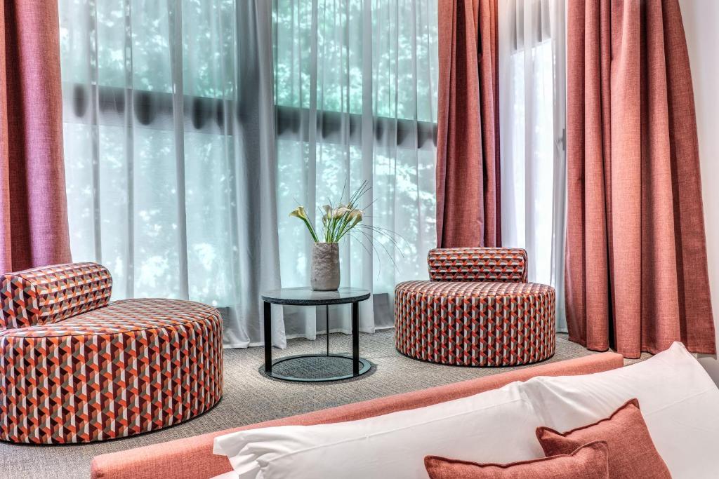 Posezení v ubytování Parioli Cube Hotel