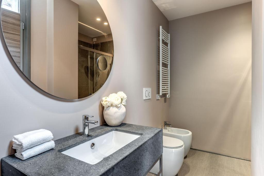 Koupelna v ubytování Parioli Cube Hotel