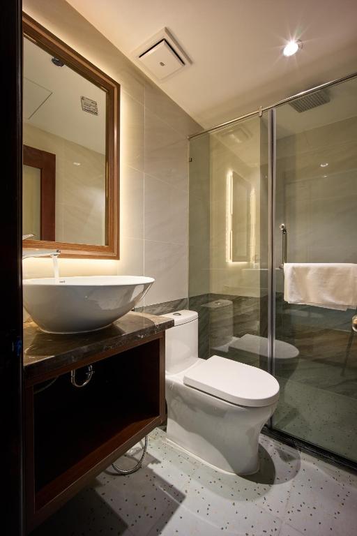 Koupelna v ubytování Elite Luxury Hotel