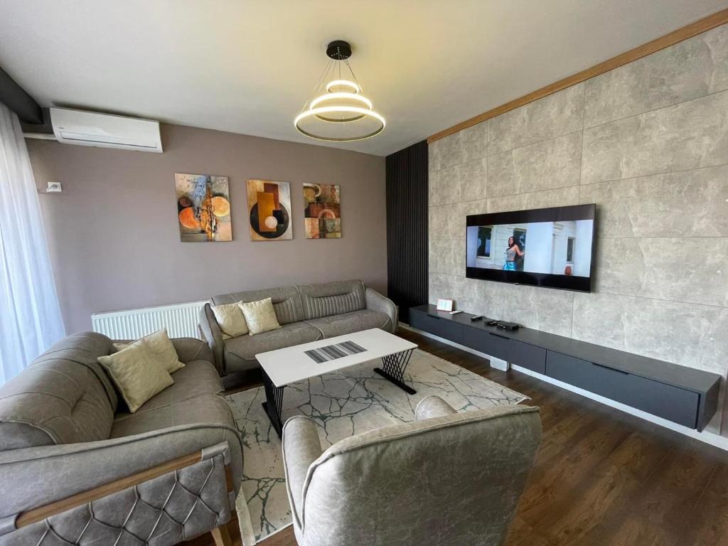 Posezení v ubytování J K E apartments