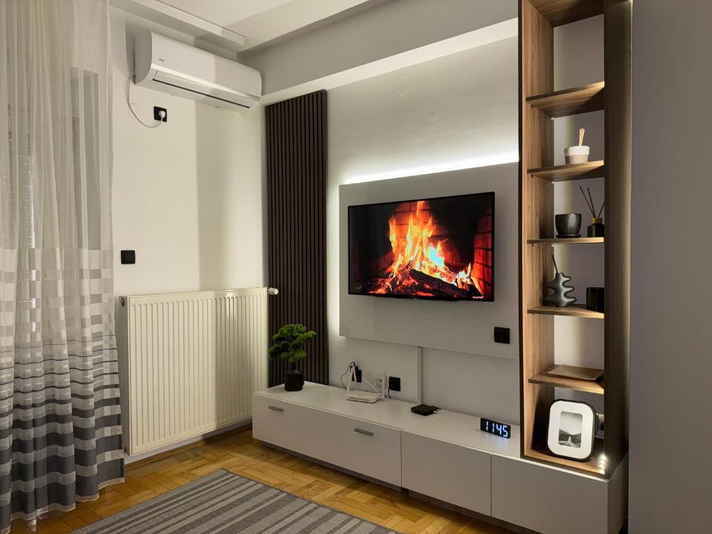 TV a/nebo společenská místnost v ubytování Apartman Filip2