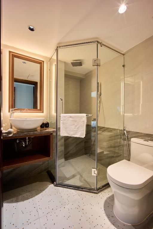 Koupelna v ubytování Elite Luxury Hotel