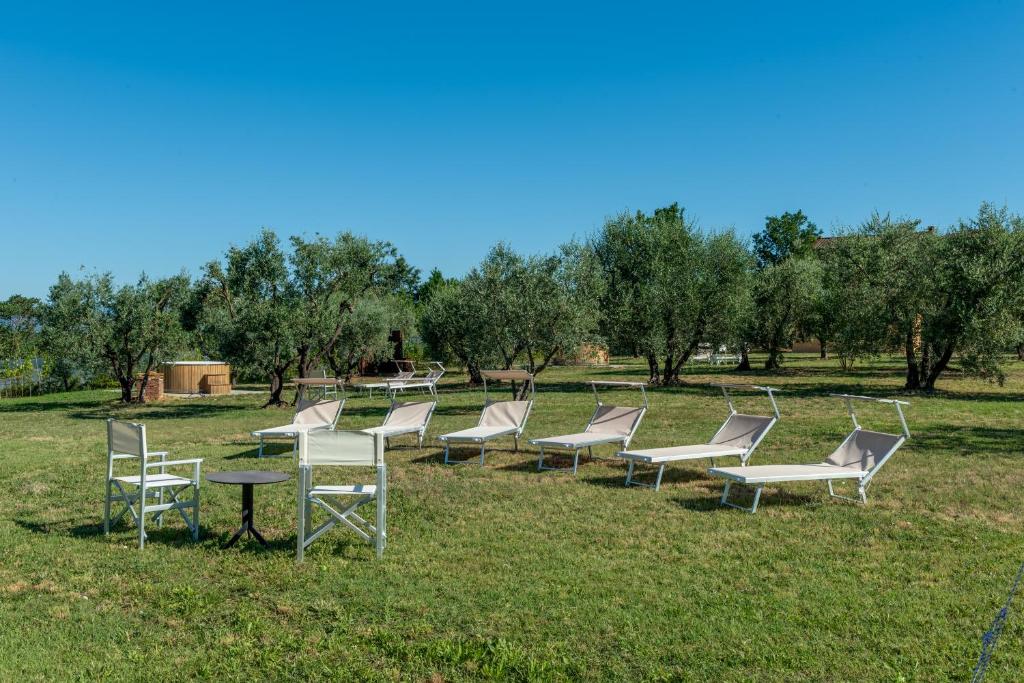 Zahrada ubytování Fattoria Mantellassi