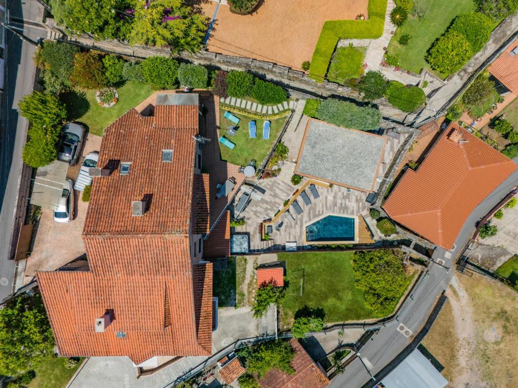 Widok z lotu ptaka na obiekt Casa Vila do mar