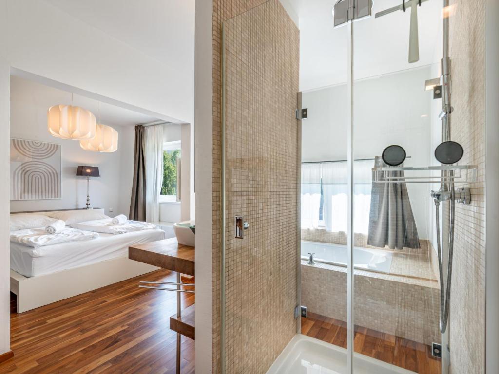 Koupelna v ubytování Apartment Simonhöhe Kärntentraum-1 by Interhome