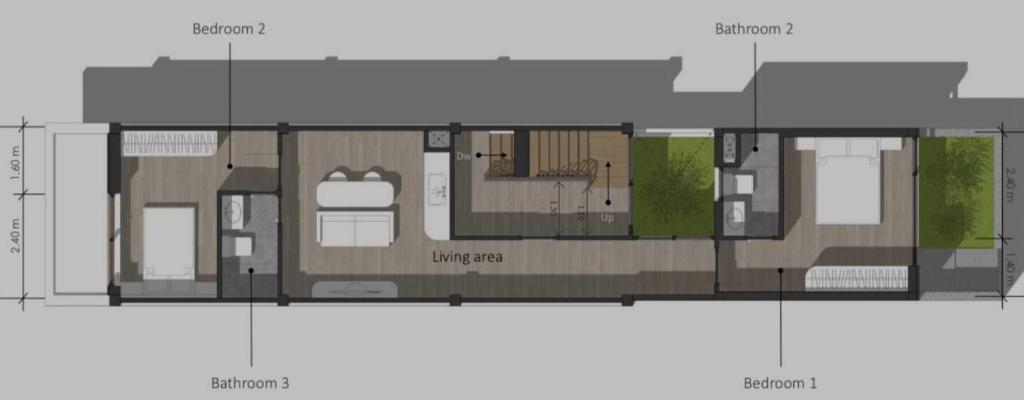 Gallery image of 2 Bed & 2 Bath Suite, 3rd floor in Ban Bang Toei (1)