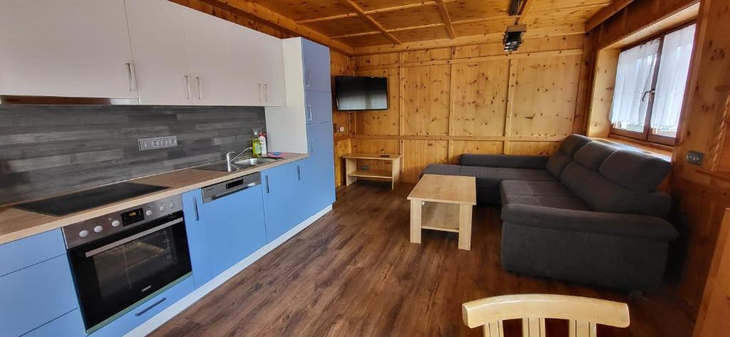 Kuchyň nebo kuchyňský kout v ubytování Apartmán Pavel