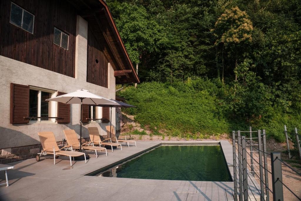 Piscina di Linslhof Apt Terlaner o nelle vicinanze