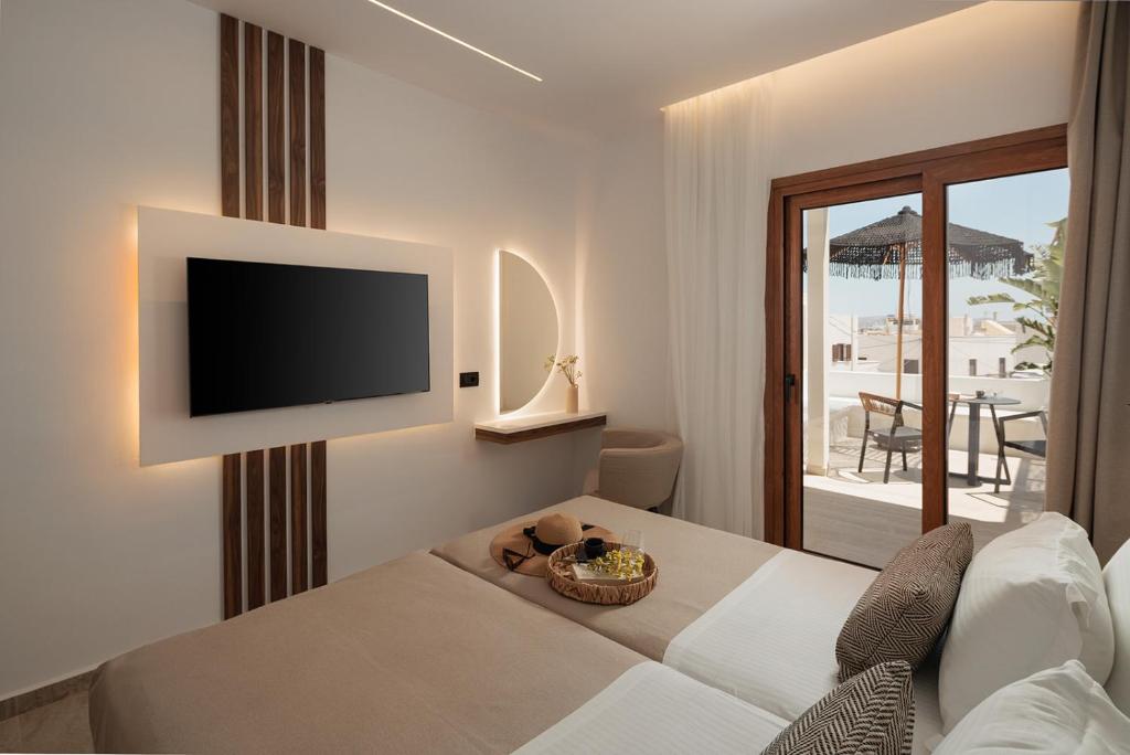 Postel nebo postele na pokoji v ubytování Hotel Sphinx