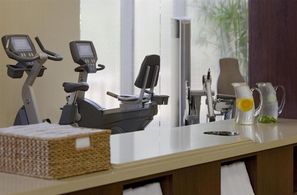 Fitness centrum a/nebo fitness zařízení v ubytování Hyatt Regency Austin