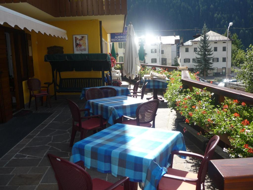 Restaurace v ubytování Albergo Ristorante Iris