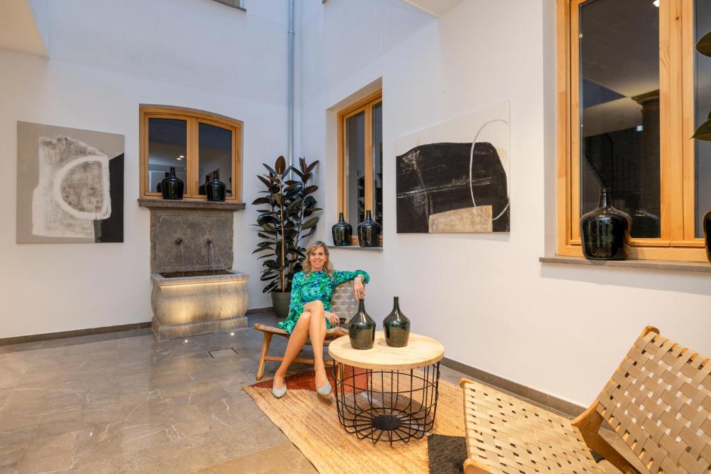 Χώρος καθιστικού στο Patio Zahorí Granada Centro