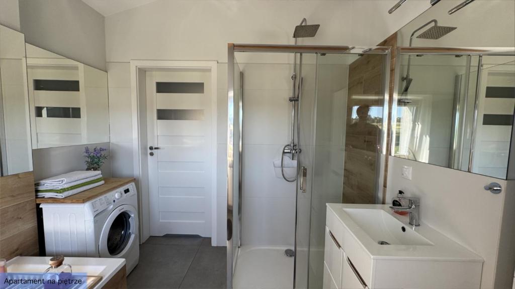 Kúpeľňa v ubytovaní Apartament Słoneczna Dolina Magurki bania jacuzzi balia ogrodowa Szczyrk-Wilkowice