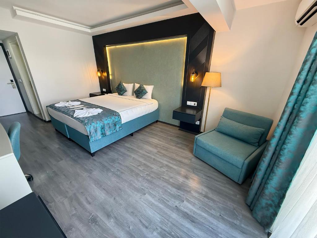 Postel nebo postele na pokoji v ubytování ANYA RESORT HOTEL