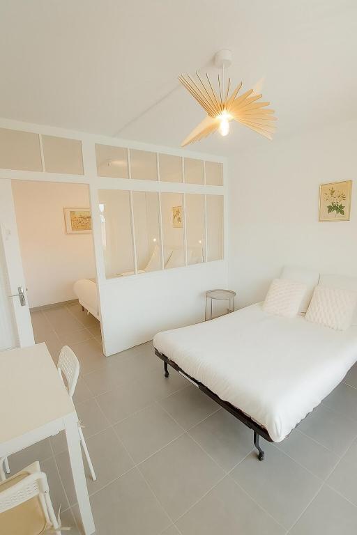 Voodi või voodid majutusasutuse Appartement de charme à Digoin #1 toas