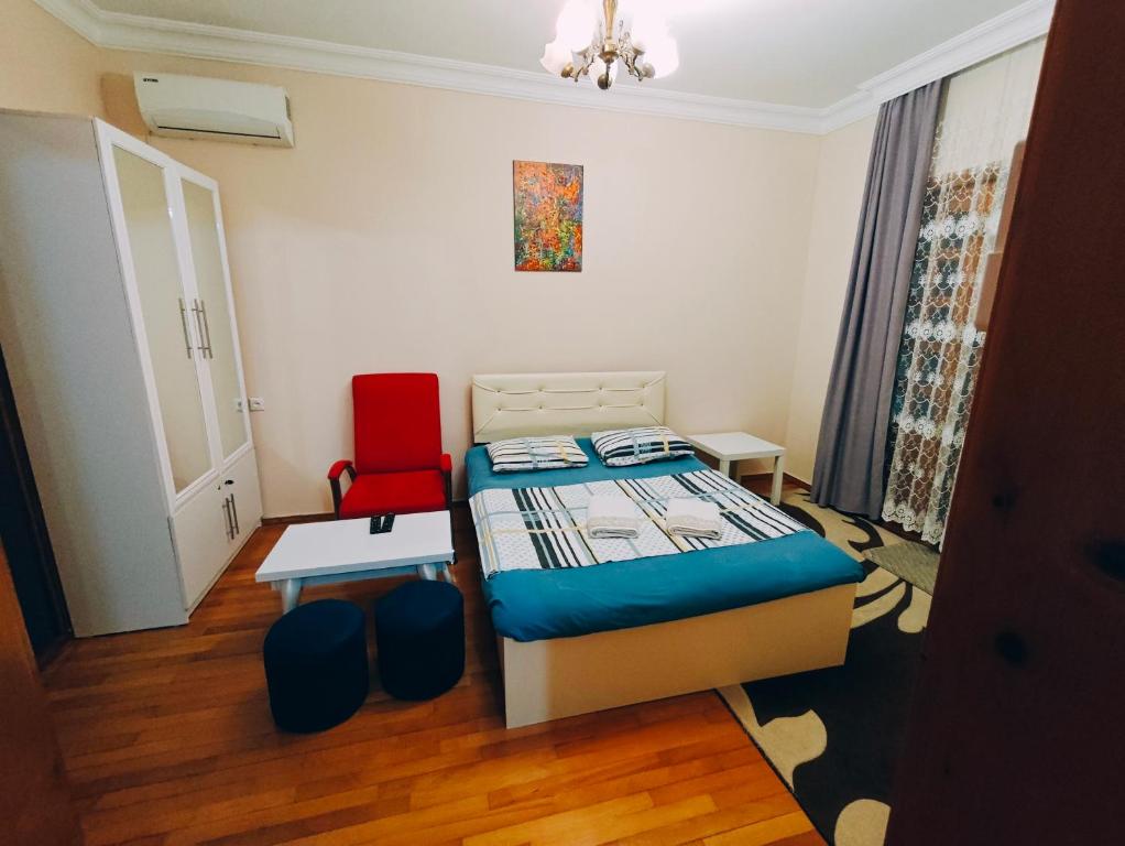 Postel nebo postele na pokoji v ubytování Guesthouse Mery