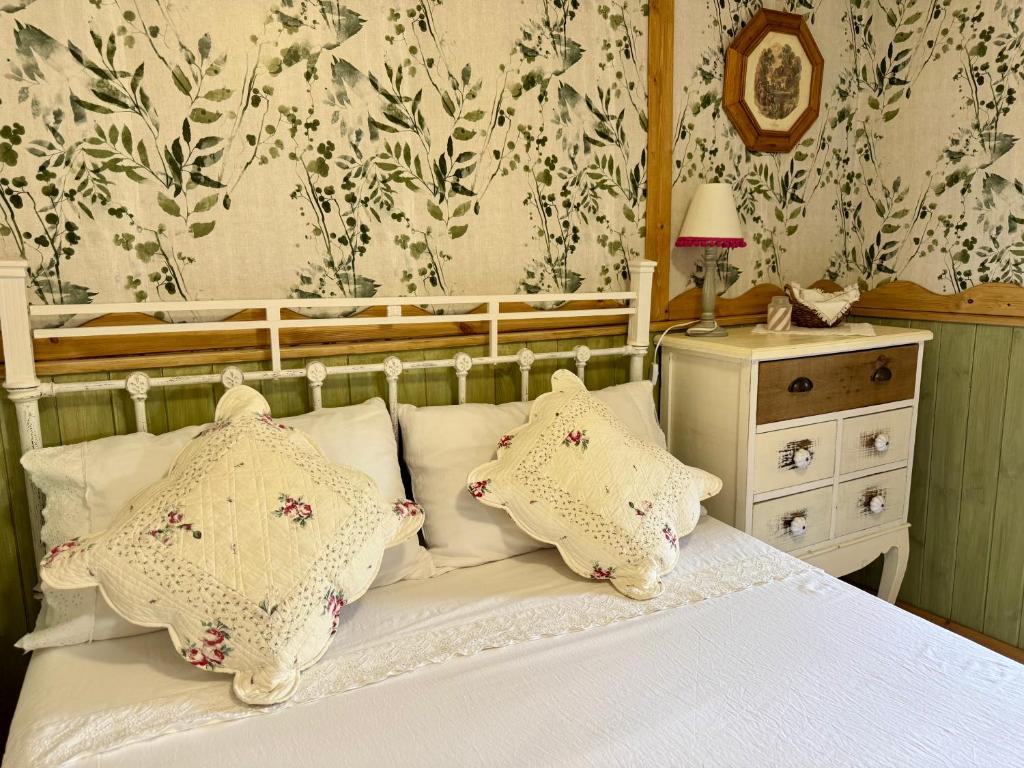 Postel nebo postele na pokoji v ubytování El RINCÓN DE LAS PARRAS