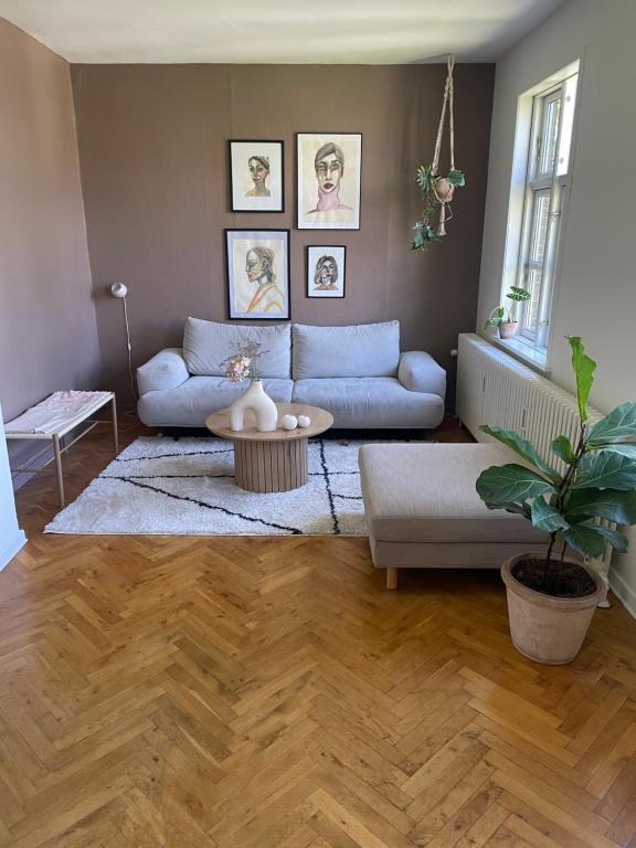 Ruang duduk di Byhus på klaregade