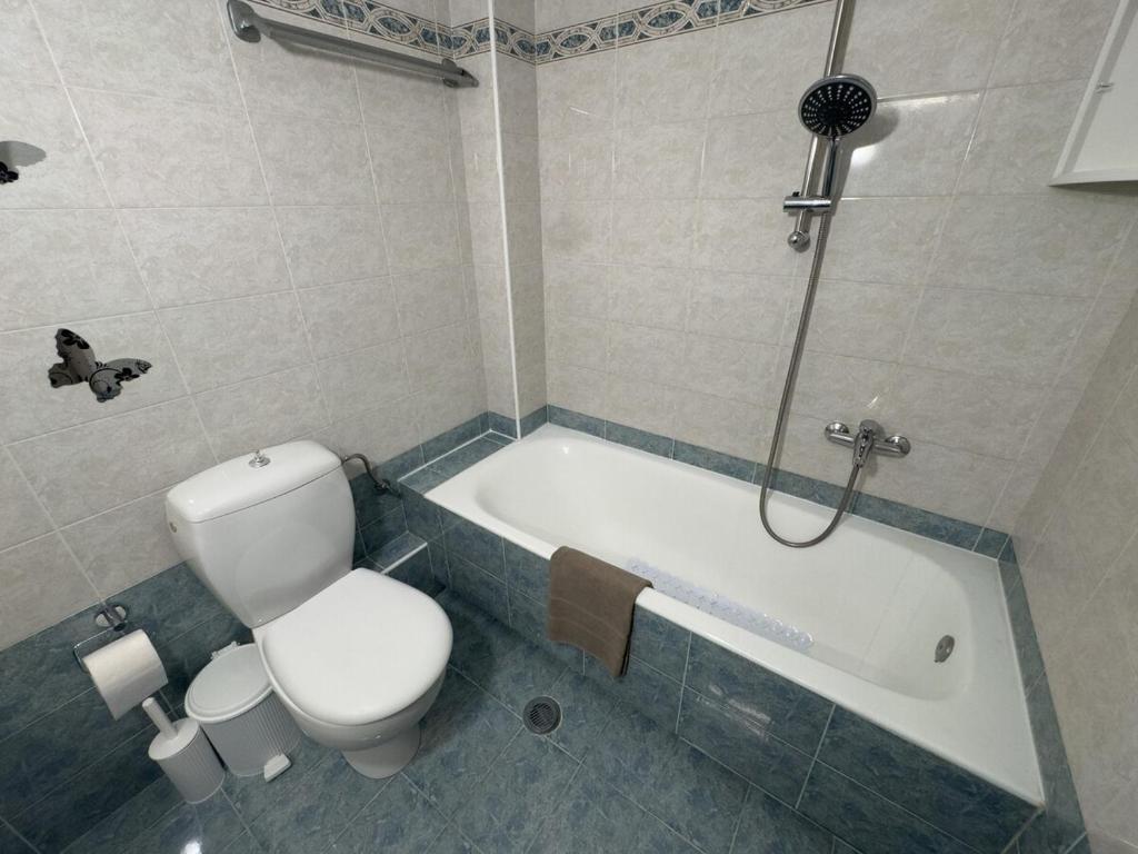 Koupelna v ubytování Nikolet apt 2