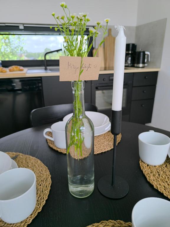 Kuchyňa alebo kuchynka v ubytovaní KASZUBSKI LOFT Sominy