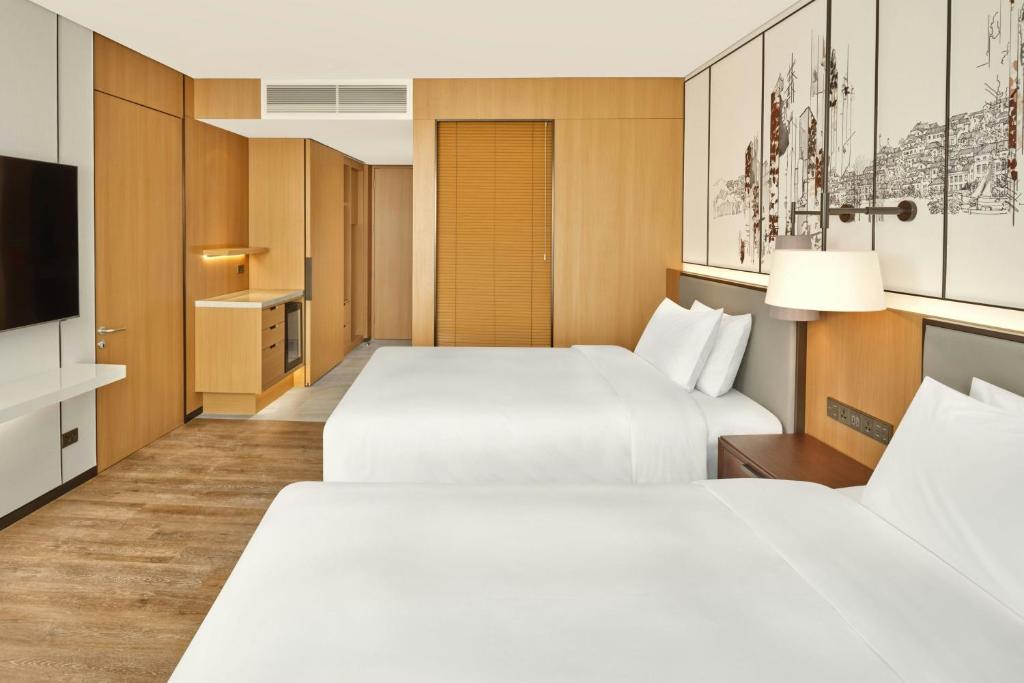 Courtyard by Marriott Pyeongtaek - 花园景豪华双人间 - 带两张双人床