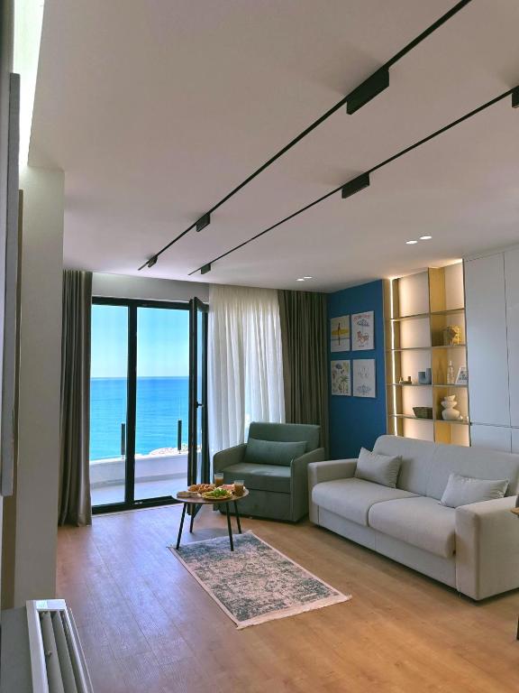 Posezení v ubytování Marina Luxury Apartments