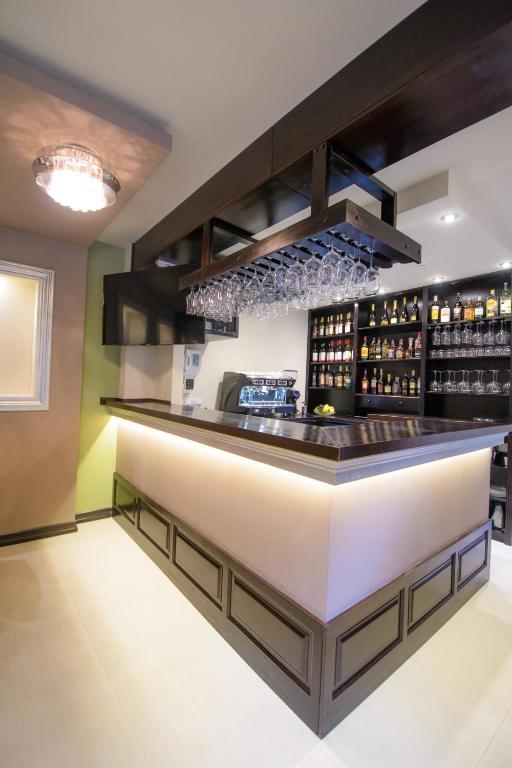 Lounge nebo bar v ubytování Pietrele lui Solomon