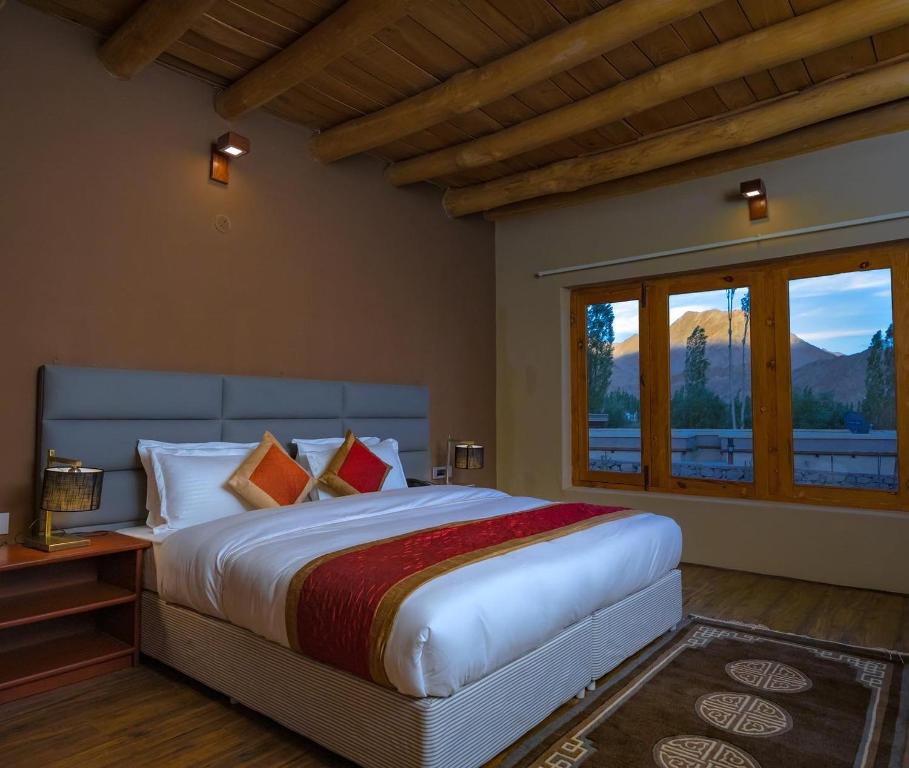 Postel nebo postele na pokoji v ubytování Nirvana Retreat