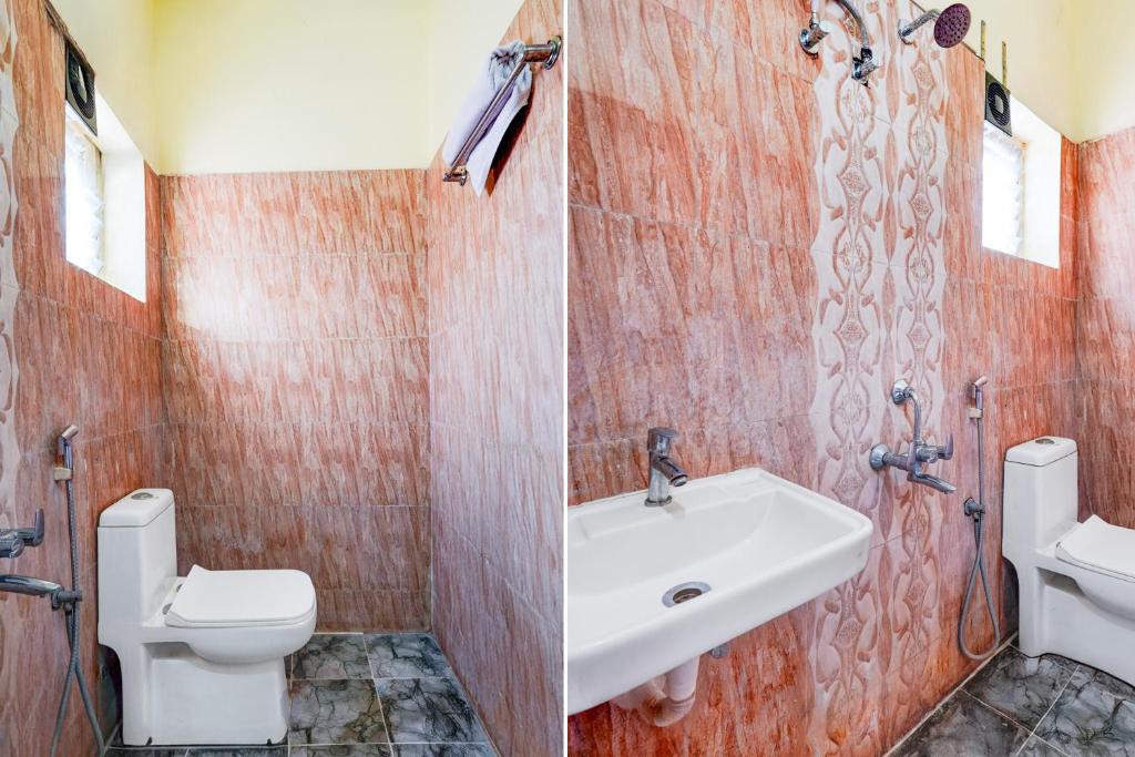 Koupelna v ubytování Super Hotel O ECR Injambakkam Formerly Nimalan Residency