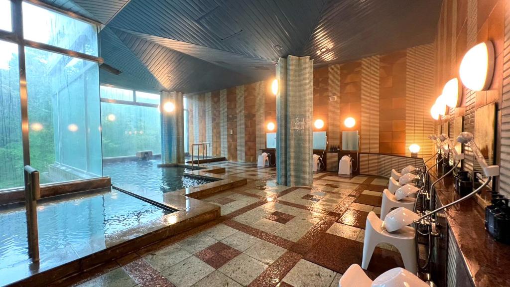 Bazén v ubytování Hotel Floracion Nasu nebo v jeho okolí