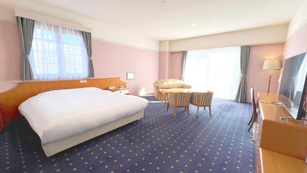 TV a/nebo společenská místnost v ubytování Hotel Floracion Nasu