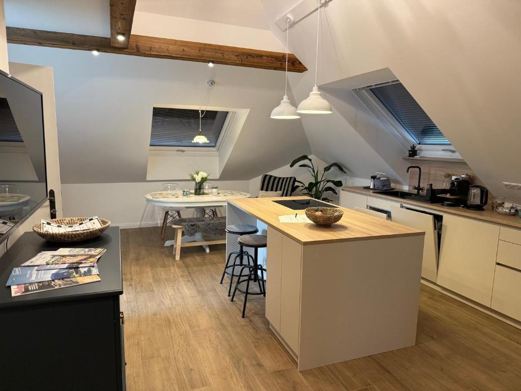 Kuchyň nebo kuchyňský kout v ubytování Kerschbaumer.Apartments