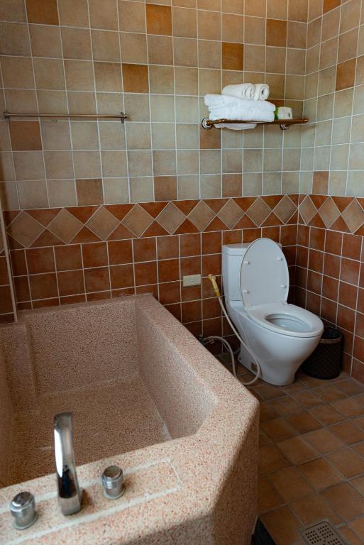 Ein Badezimmer in der Unterkunft 英格蘭小古堡England Castle