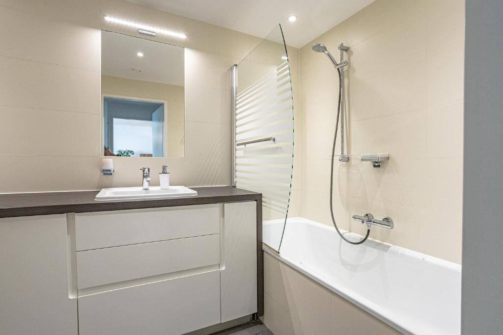 Koupelna v ubytování Vienna Apartments Hauptbahnhof