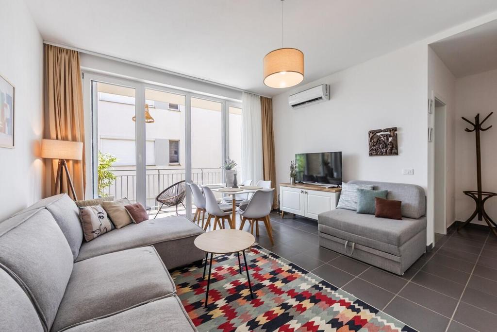 Χώρος καθιστικού στο Talea Dream Beach Apartment
