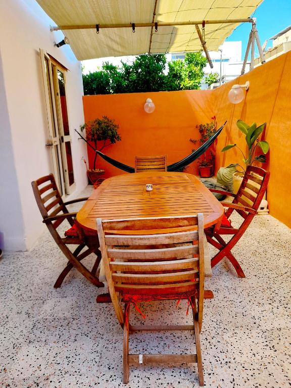 Patio nebo venkovní prostory v ubytování Boho Hostel