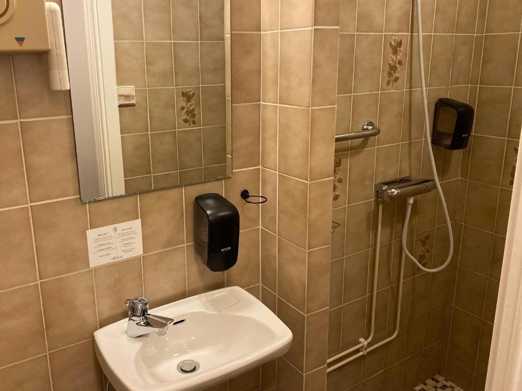 Koupelna v ubytování Hotel Örgryte