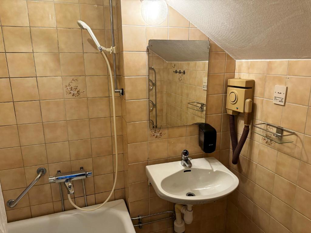 Koupelna v ubytování Hotel Örgryte