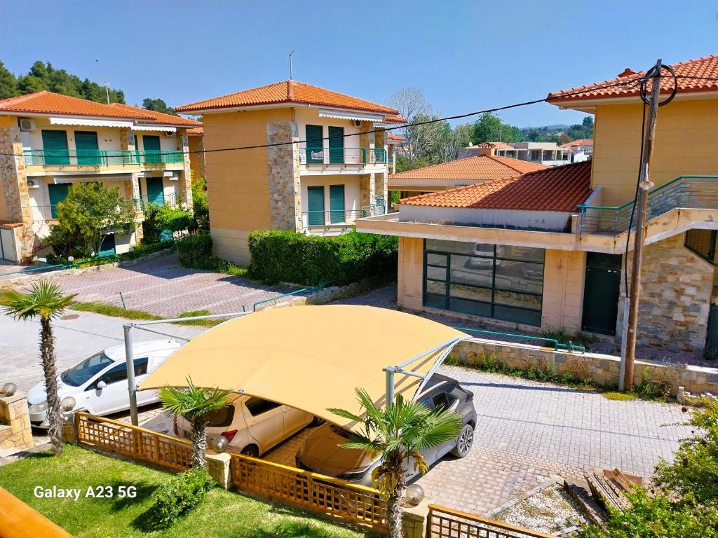 Budova, kde se aparthotel nachází
