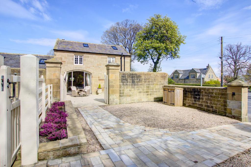 Bygningen som feriehuset ligger i