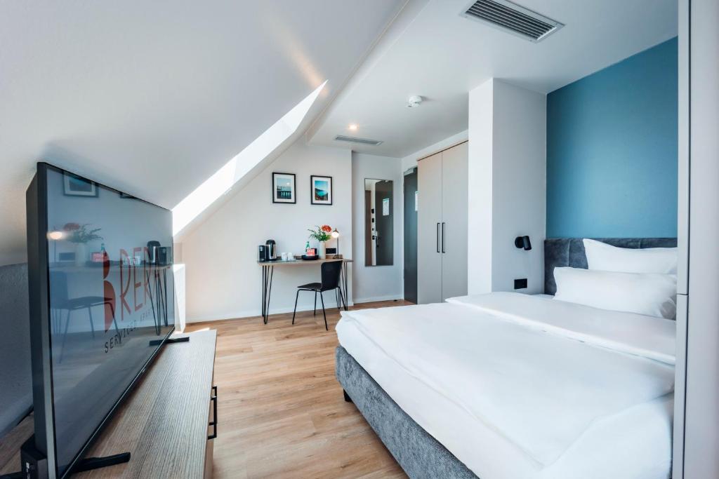 Brera Serviced Apartments Böblingen Sindelfingen - Habitación Doble - Cama De Matrimonio