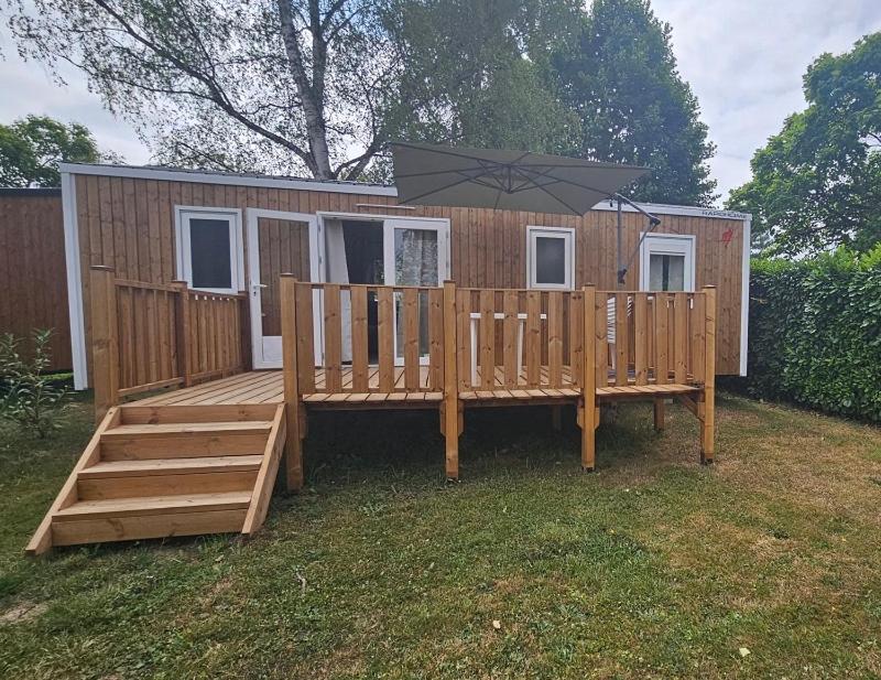Zahrada ubytování Camping de Charlieu - Mobile home