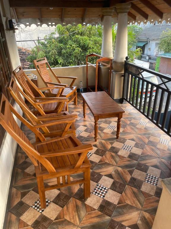 Balkón nebo terasa v ubytování Joseph Family Villa