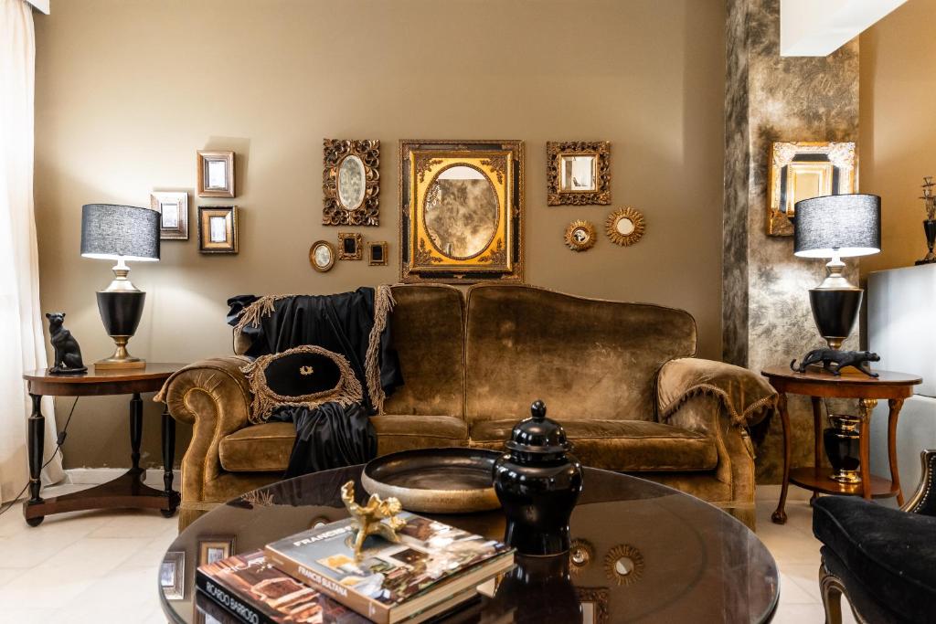 Istumisnurk majutusasutuses Mythodea Luxury Villa