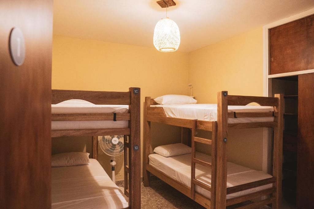 Postel nebo postele na pokoji v ubytování Lucca Hostel Medellín