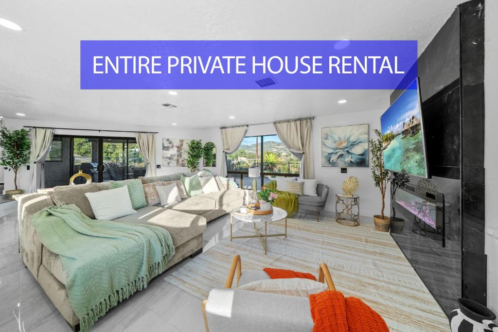 Entire Private 3-BR, Mountain View, Jetted Tub, 2500 sqft, King Bed ...