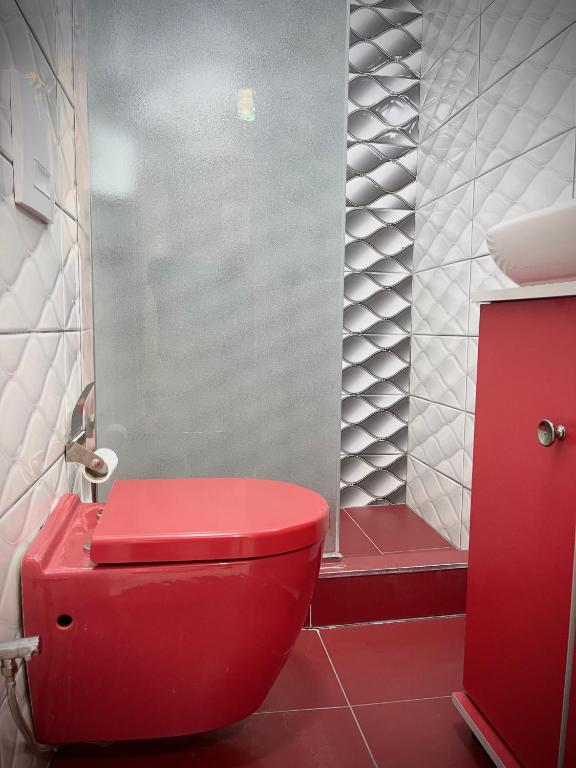 Koupelna v ubytování Hotel Heimli