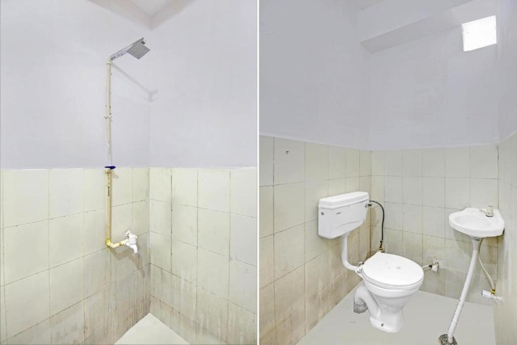 Koupelna v ubytování Hotel O Royal