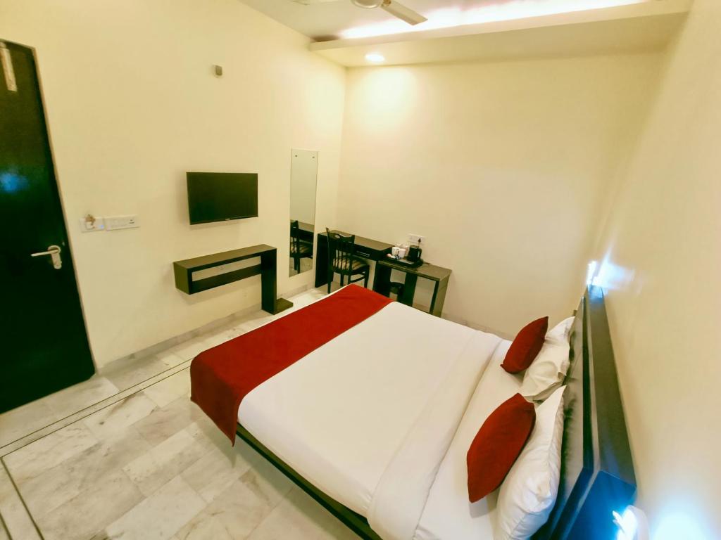 TV a/nebo společenská místnost v ubytování Hotel Sun Grand