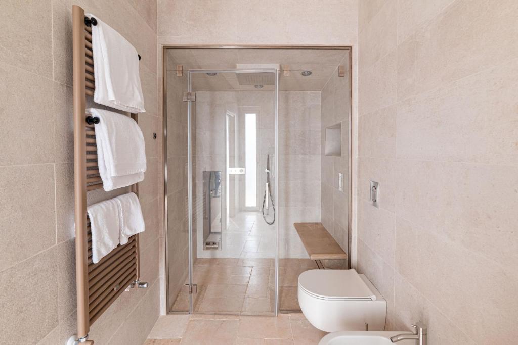 Koupelna v ubytování Suites Dimora Garibaldi